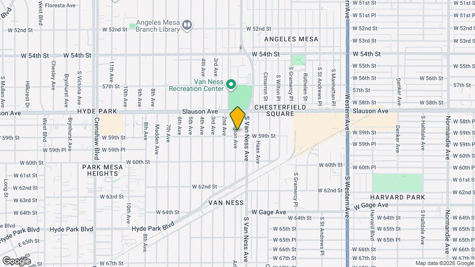 5860 Arlington Ave Map and Location Details