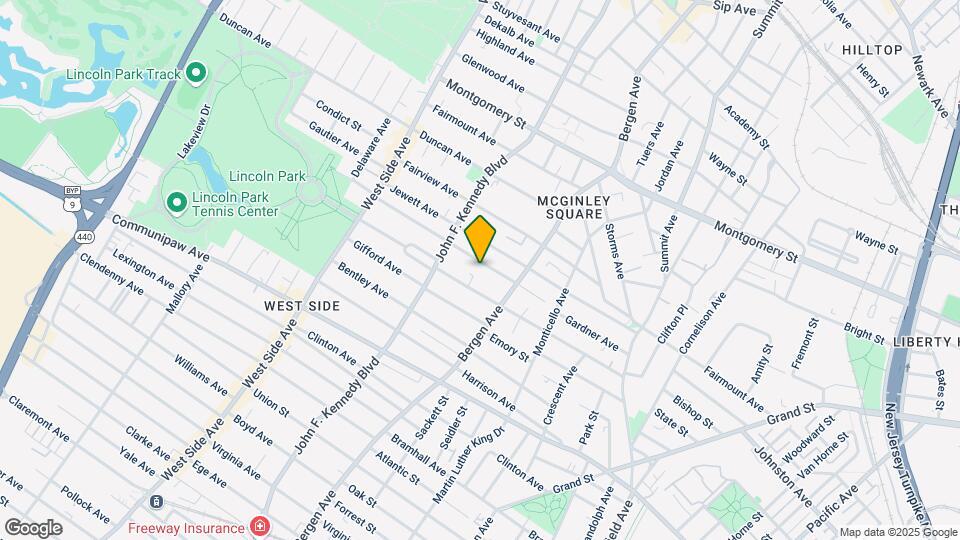 35 Kensington Ave Mapa y Detalles de la Ubicación