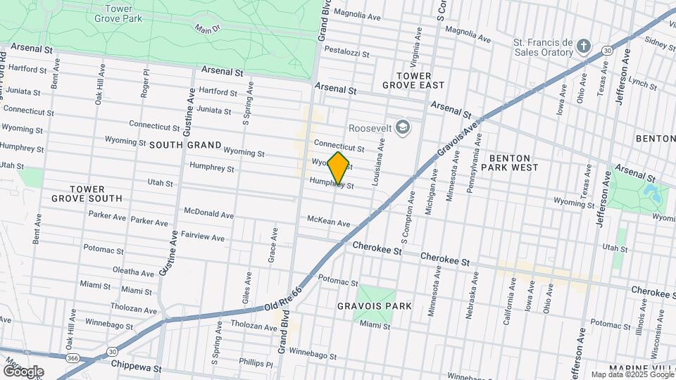 3456 Humphrey St Map and Location Details