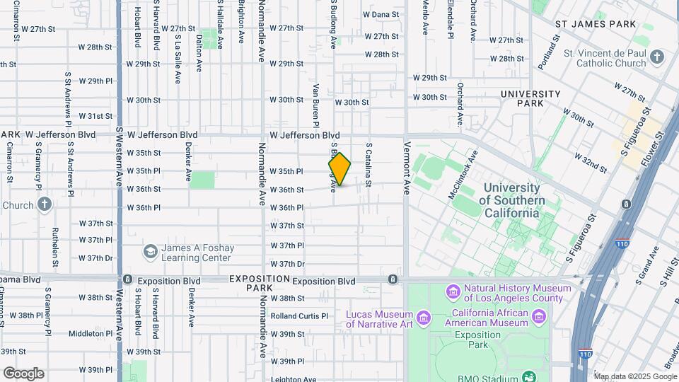 1236 W. 36th Map and Location Details