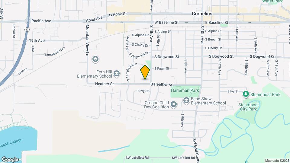 330 S Heather St Map and Location Details