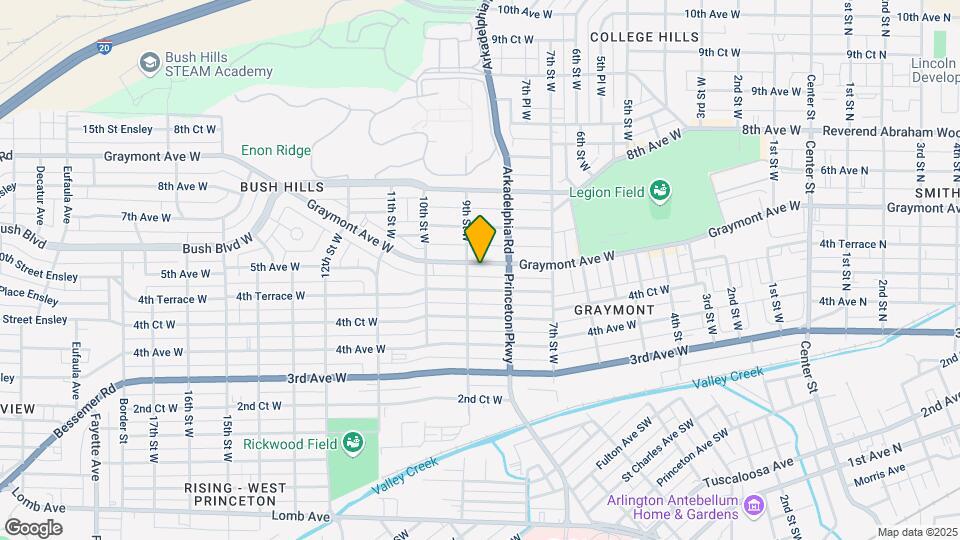821 Graymont Ave W Map and Location Details