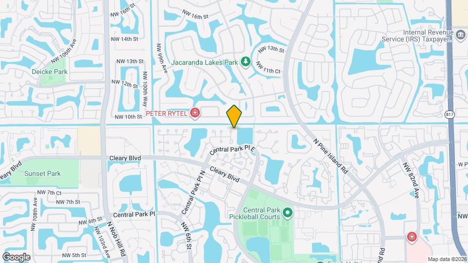 9509 NW 9th Ct Map and Location Details