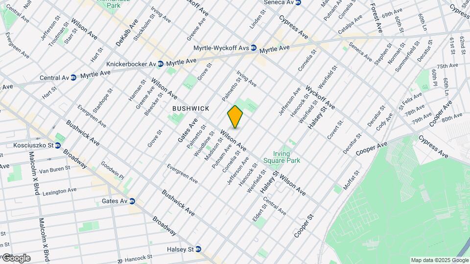 1351 Putnam Ave-Unit -3 Map and Location Details