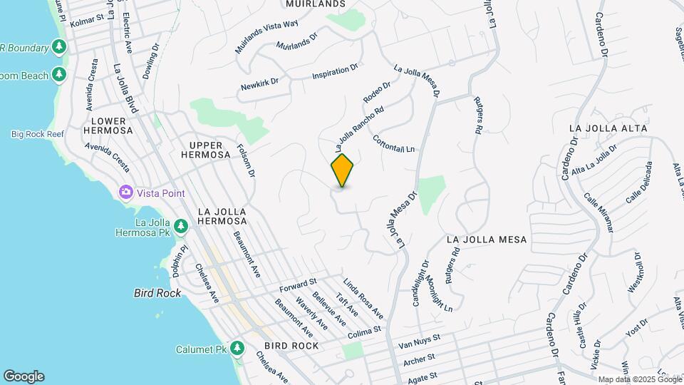 1001 La Jolla Rancho Rd Mapa y Detalles de la Ubicación