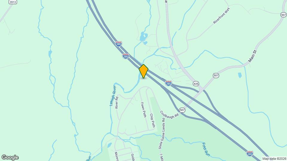 1543 Coolbaugh Rd Map and Location Details