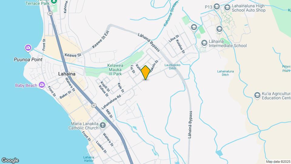 534 Lahainaluna Rd Mapa y Detalles de la Ubicación