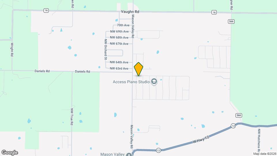 6110 NW McClellen St Map and Location Details