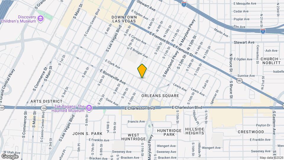 Clark Studio Apartments Map and Location Details