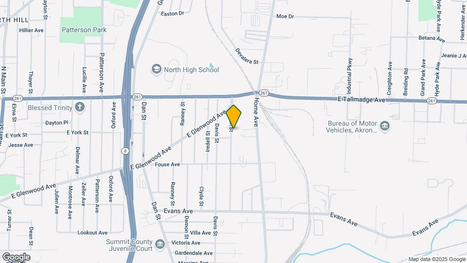 975 Nevin St Map and Location Details