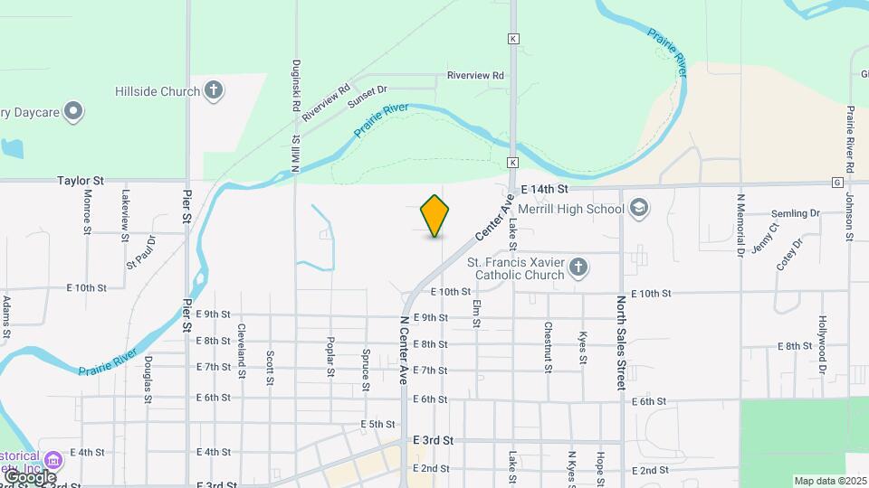 1200 Cedar St Map and Location Details