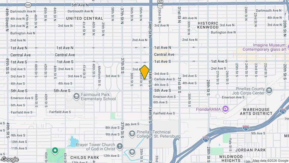 3435 4th Ave S Map and Location Details