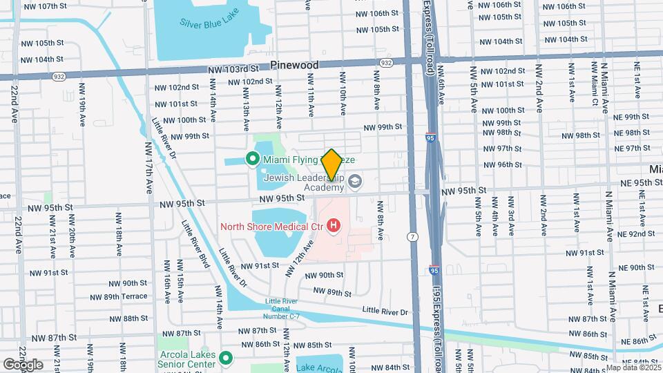1040 NW 95th Ter Map and Location Details