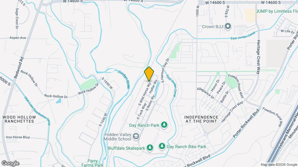 15068 S Wild Horse Way Map and Location Details
