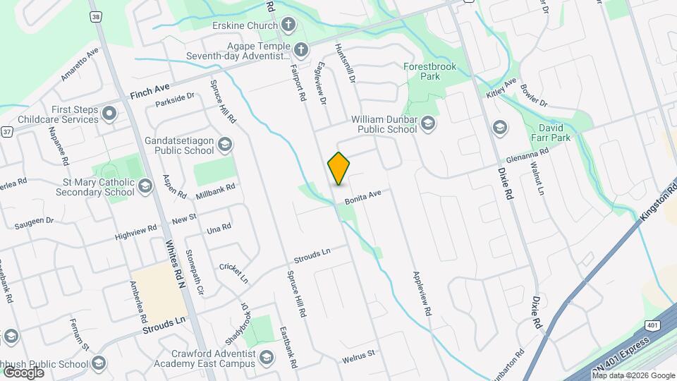 1885 Fairport Rd Map and Location Details