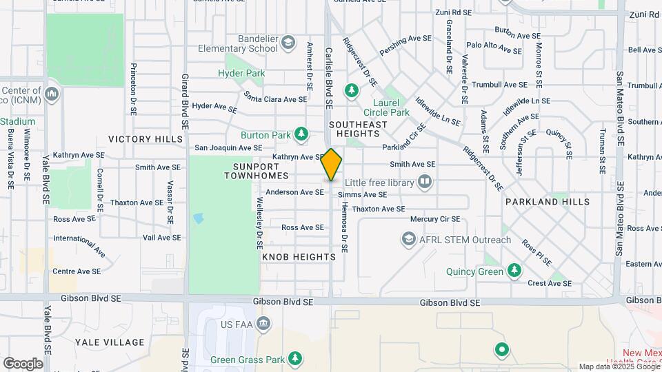 1014 Carlisle Blvd SE Map and Location Details