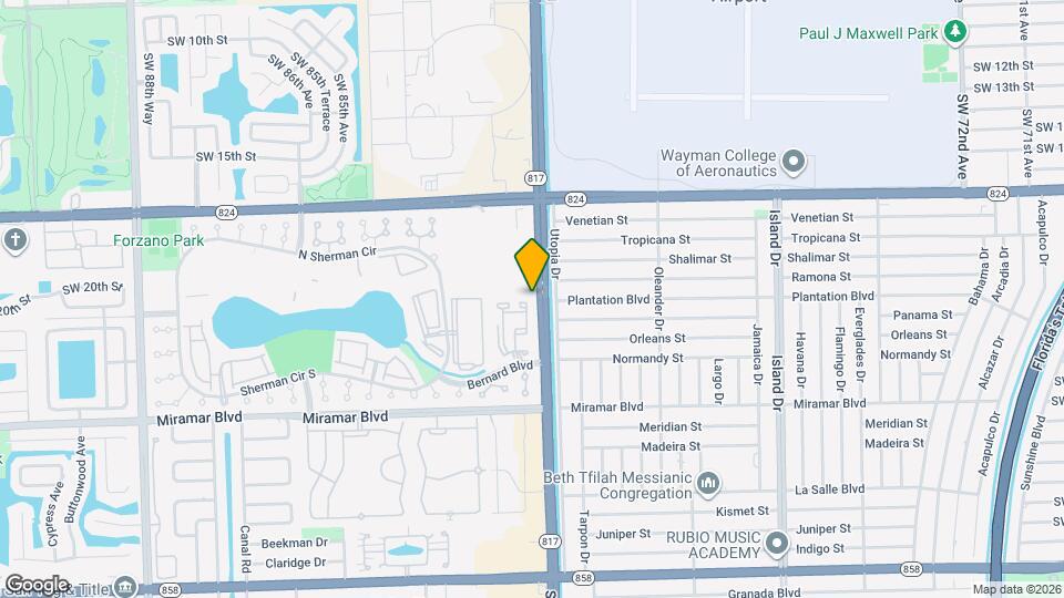 2153 SW 80th Terrace Map and Location Details