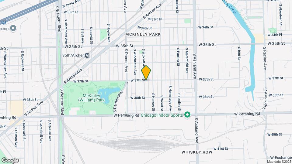 3701 S Wolcott St Map and Location Details