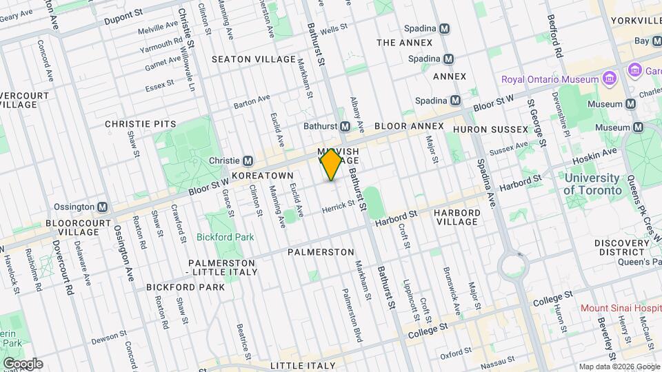 524 Markham St Map and Location Details