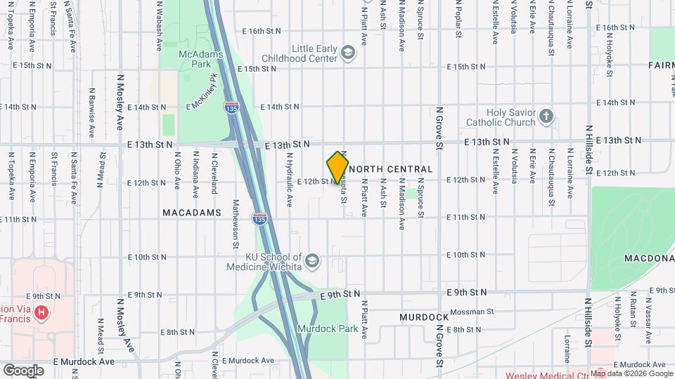 1249 N Minnesota St Map and Location Details