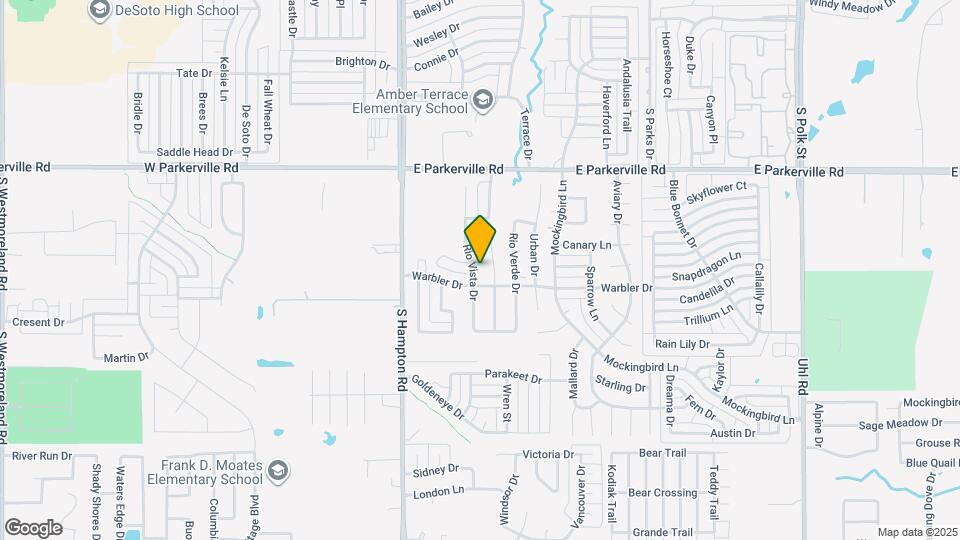 1108 Rio Vista Dr Map and Location Details