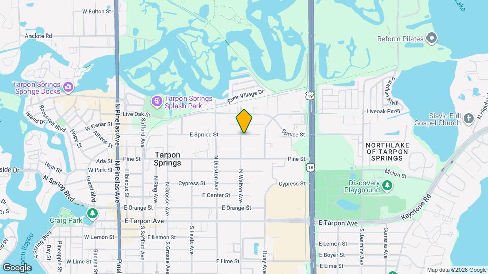 610 N Walton Ave Map and Location Details