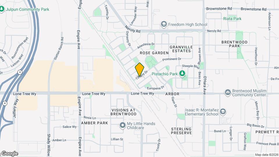 1360 Tiffany Dr Map and Location Details