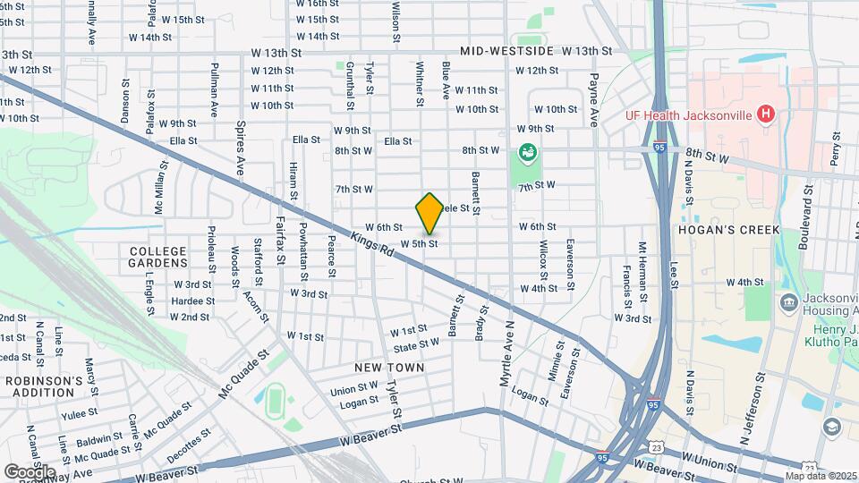 1491 W 5th St Map and Location Details