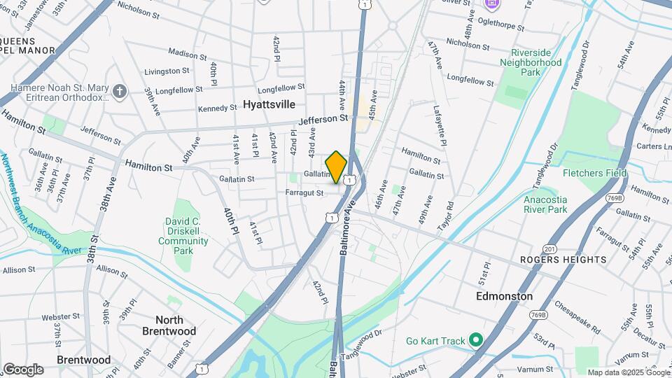 4334 Farragut St Map and Location Details