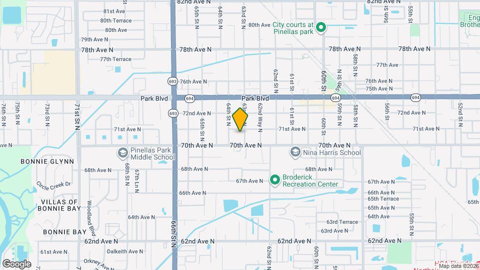 7070 63rd St N Map and Location Details