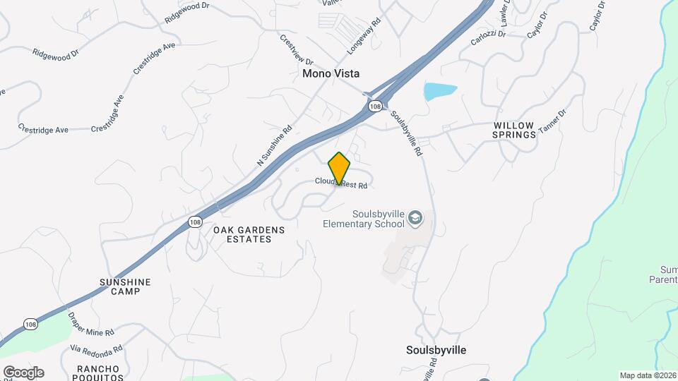 17151 Upper Starr King Dr Mapa y Detalles de la Ubicación