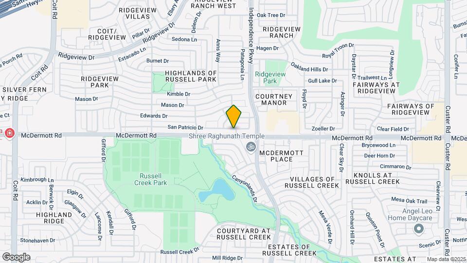 3100 San Patricio Dr Map and Location Details