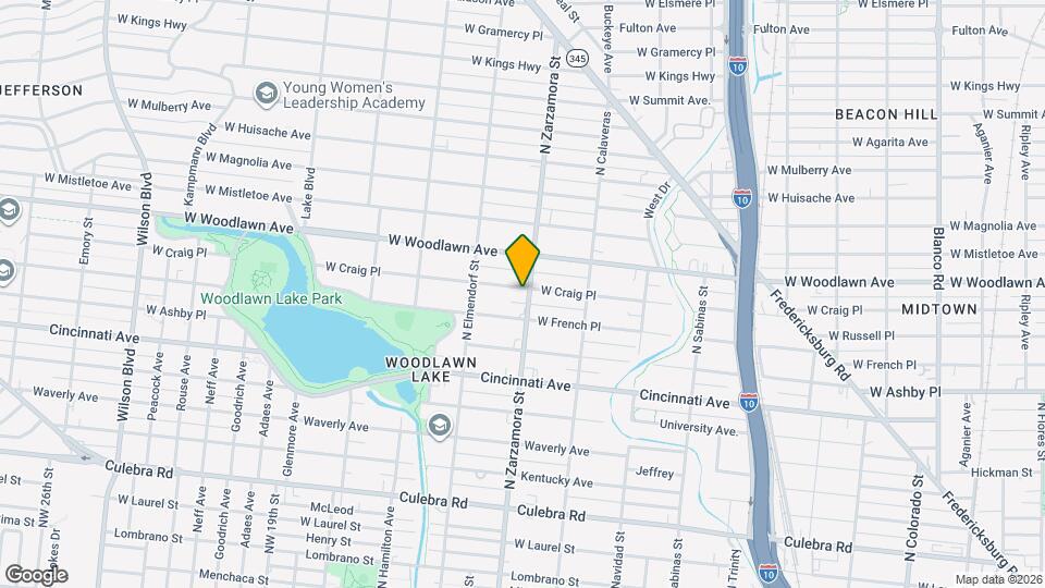 1706 W Craig Pl Map and Location Details