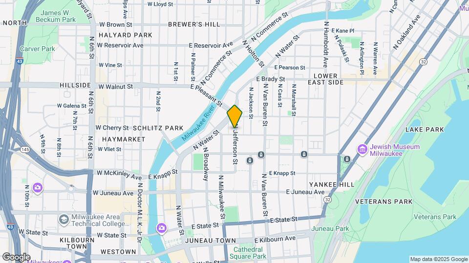 1503 N Jefferson St Map and Location Details