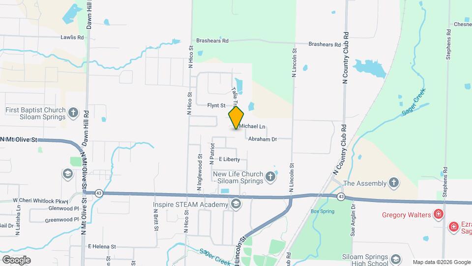 1303 East Ken Leach Court Mapa y Detalles de la Ubicación