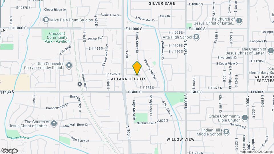 780 Sandy Dunes Dr Map and Location Details