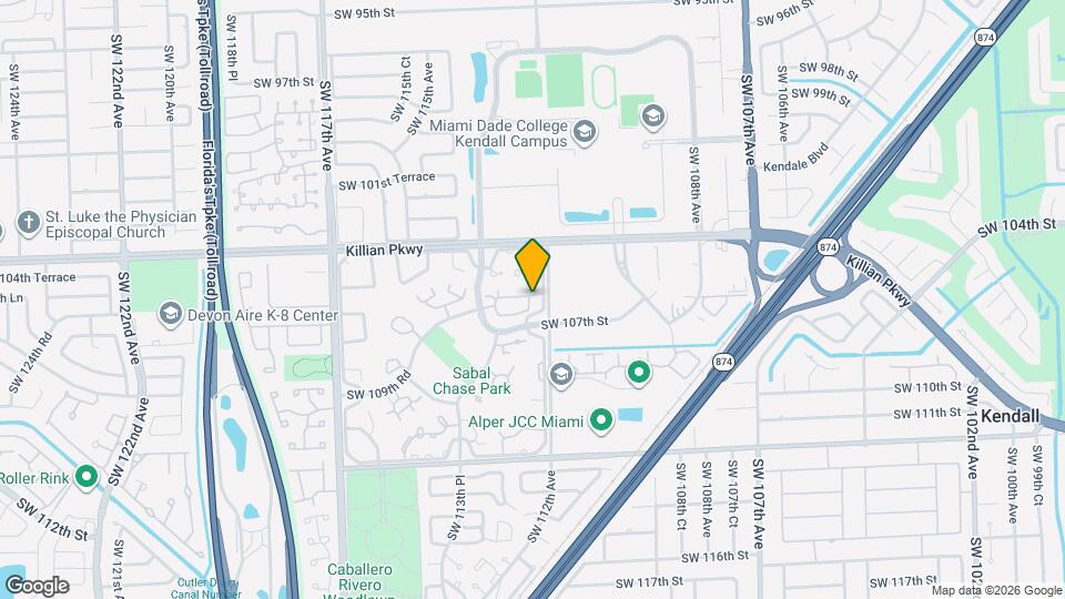 10639 SW 113th Pl Map and Location Details