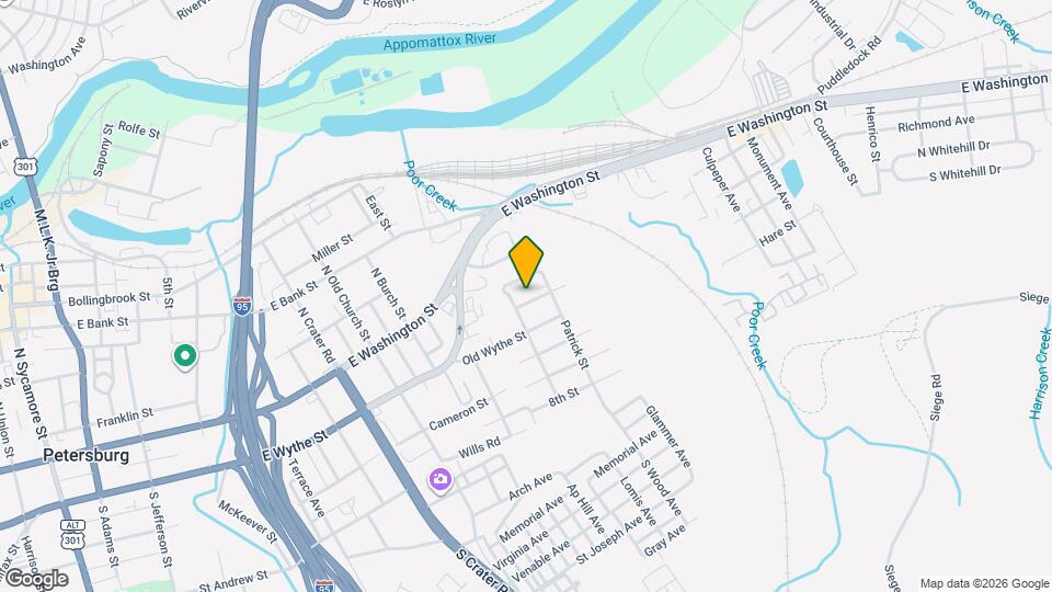 1047 Sussex St Mapa y Detalles de la Ubicación