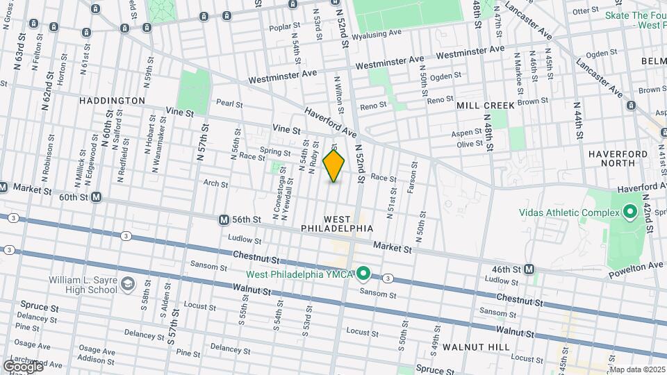 123 N 53rd St Map and Location Details