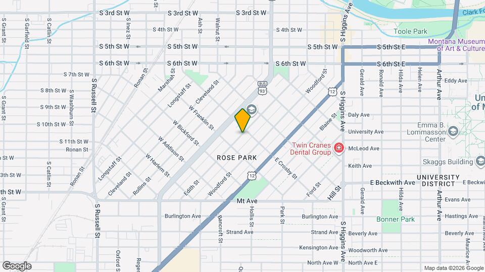 628 Edith St Map and Location Details