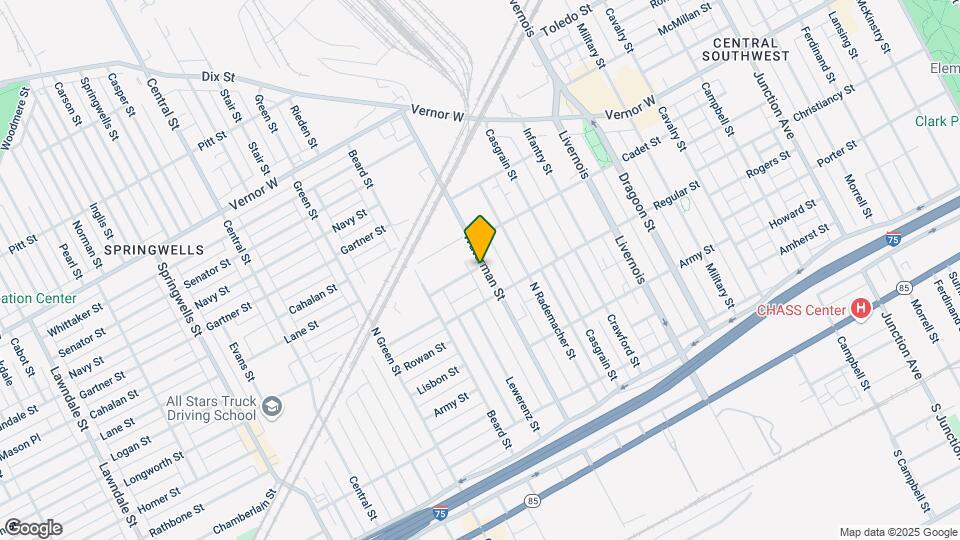 1563 Waterman St Map and Location Details