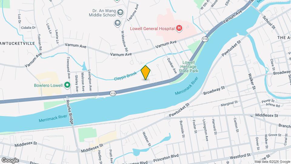 339 Pawtucket Blvd Map and Location Details