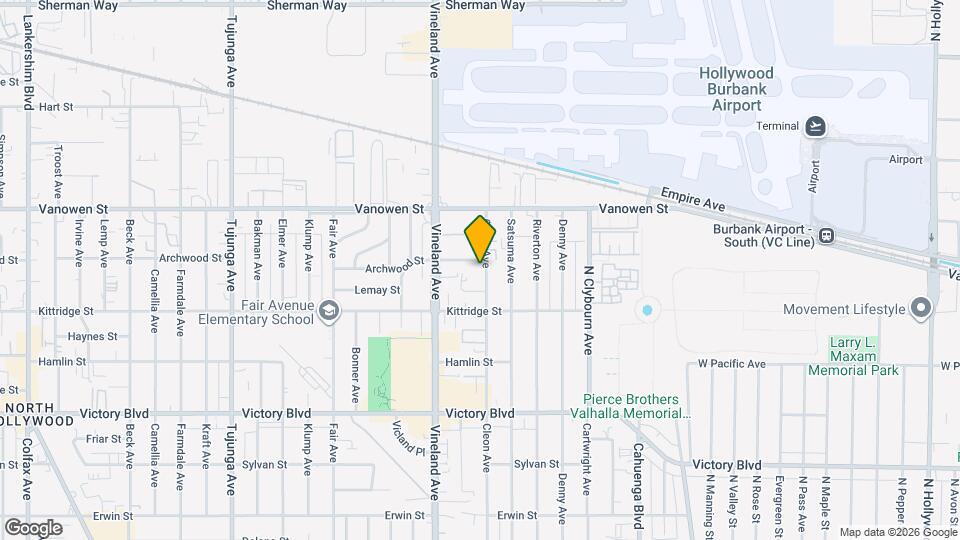 6649 Cleon Ave Map and Location Details