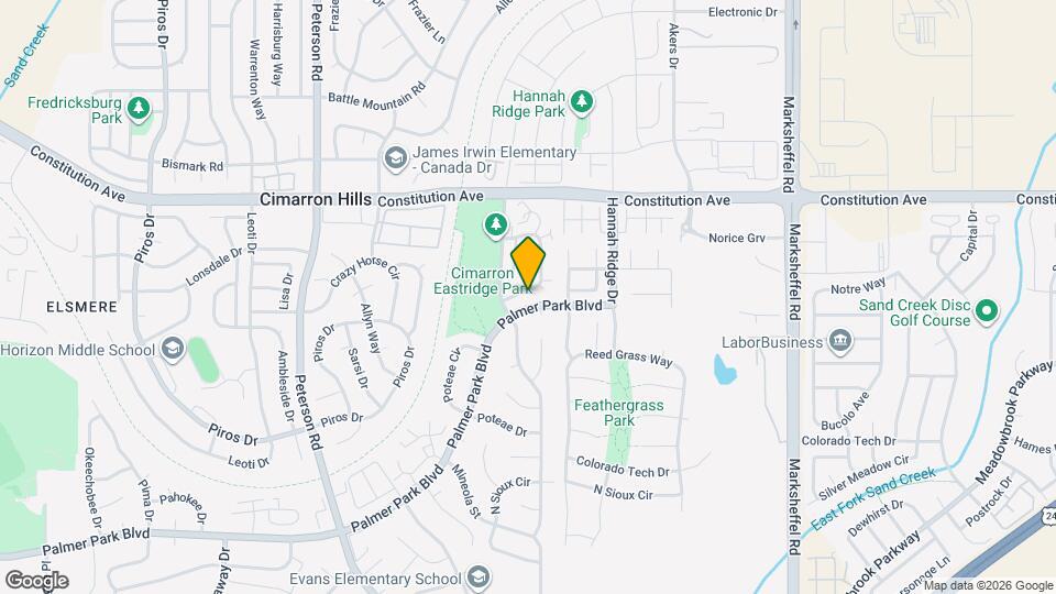 2325 Washo Cir Map and Location Details