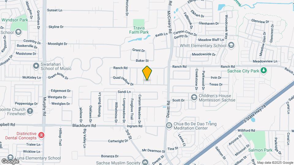 2616 Quail Hollow Dr Map and Location Details