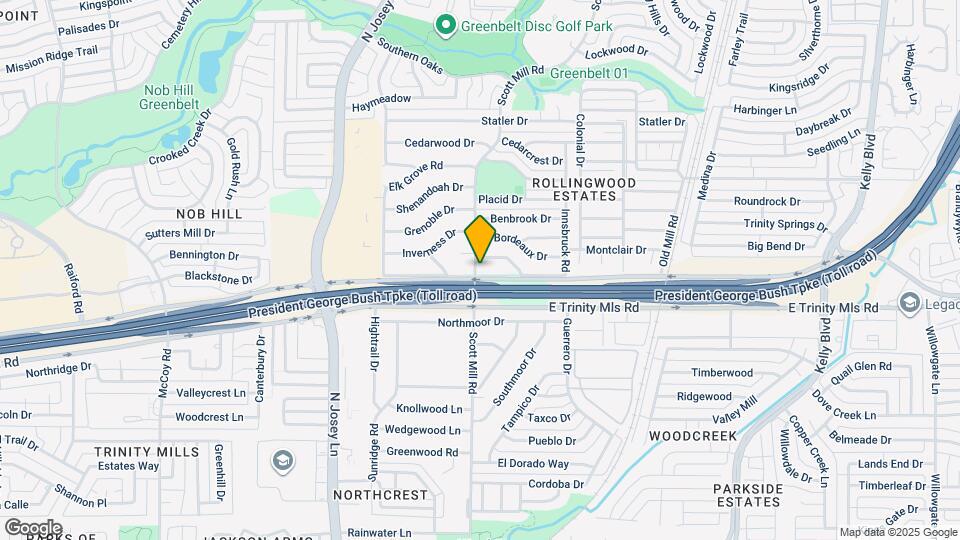 2101 Deerfield Dr Map and Location Details