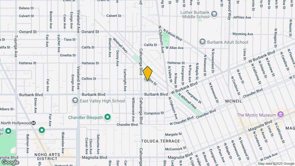 5645 Auckland Ave Map and Location Details