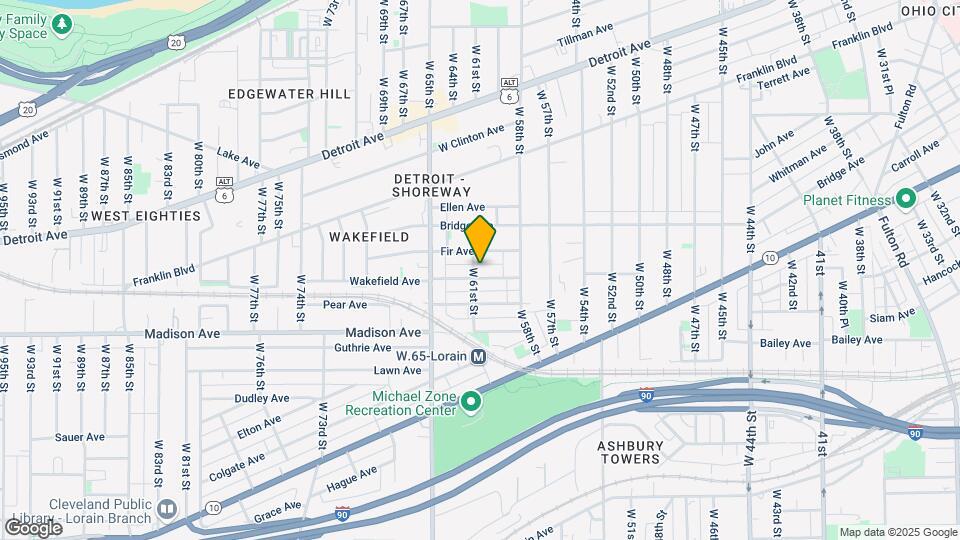 6020 Wakefield Ave Map and Location Details