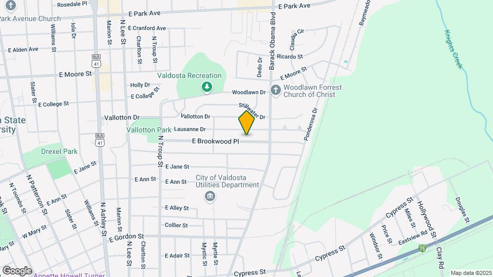 814 E Brookwood Pl Map and Location Details
