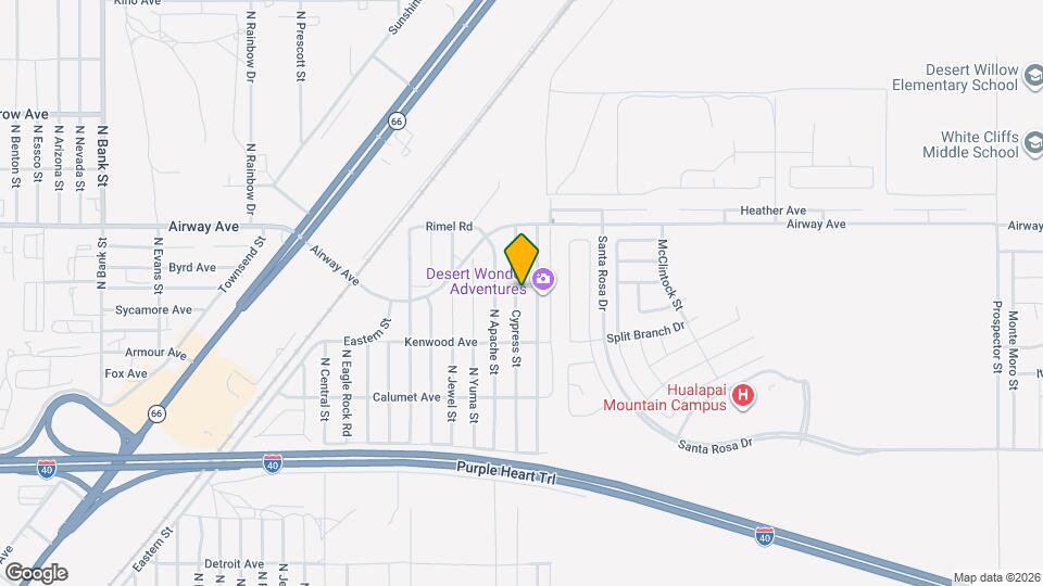 3422 Cypress St Map and Location Details